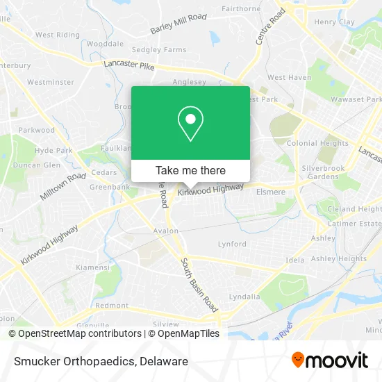 Smucker Orthopaedics map