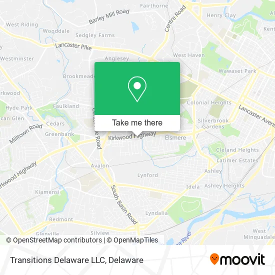 Transitions Delaware LLC map