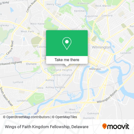 Mapa de Wings of Faith Kingdom Fellowship