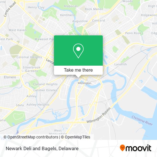 Mapa de Newark Deli and Bagels