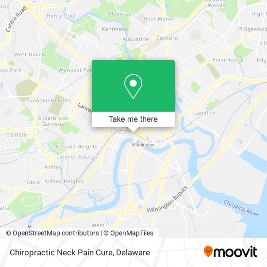 Mapa de Chiropractic Neck Pain Cure