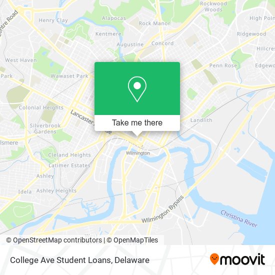 Mapa de College Ave Student Loans