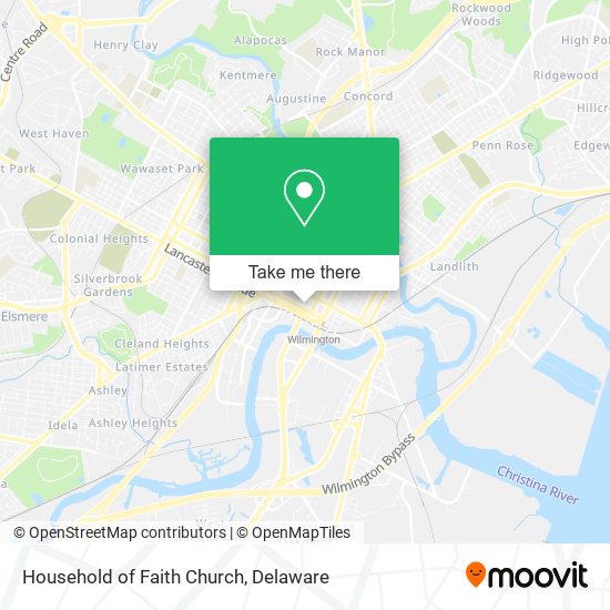 Household of Faith Church map