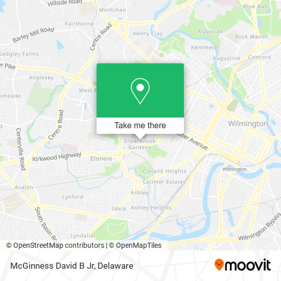 McGinness David B Jr map