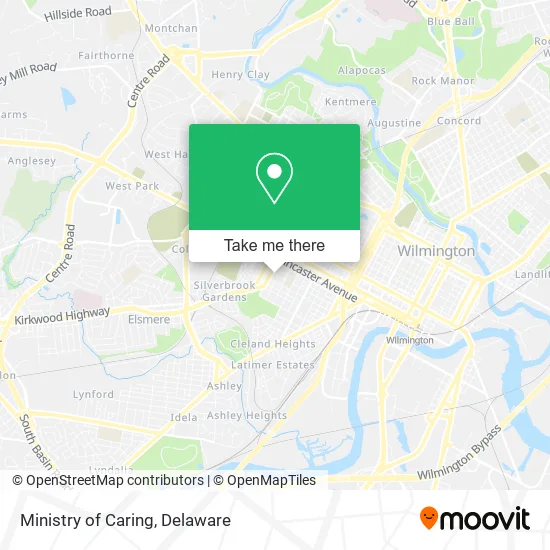 Ministry of Caring map