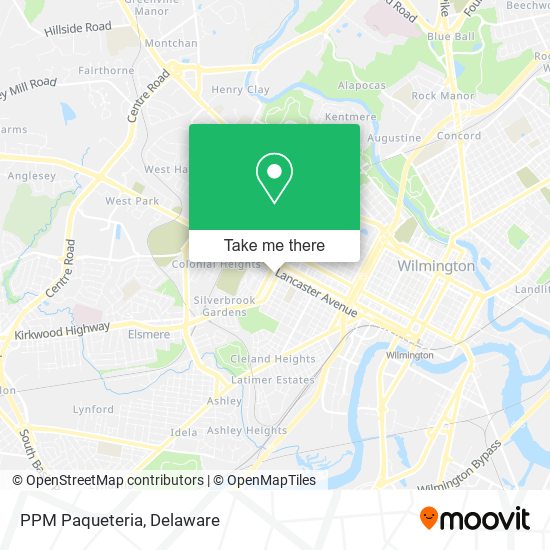 Mapa de PPM Paqueteria