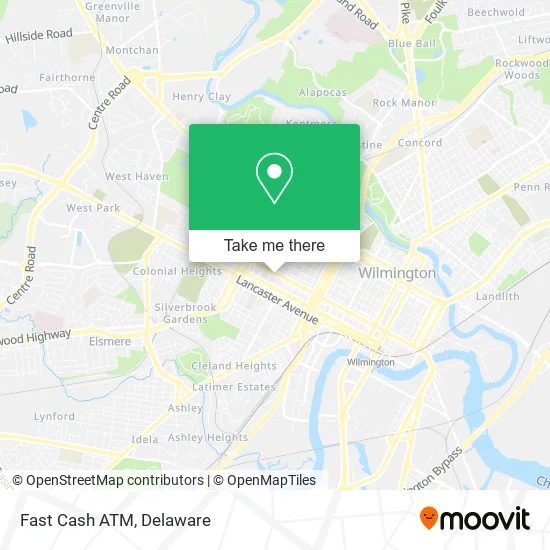 Fast Cash ATM map