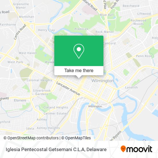Mapa de Iglesia Pentecostal Getsemani C.L.A