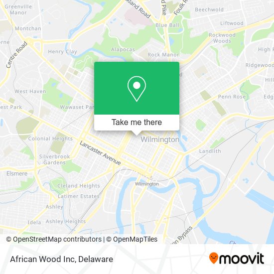 Mapa de African Wood Inc