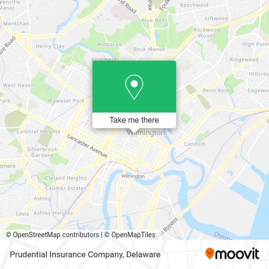 Prudential Insurance Company map