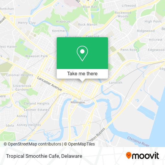 Mapa de Tropical Smoothie Cafe