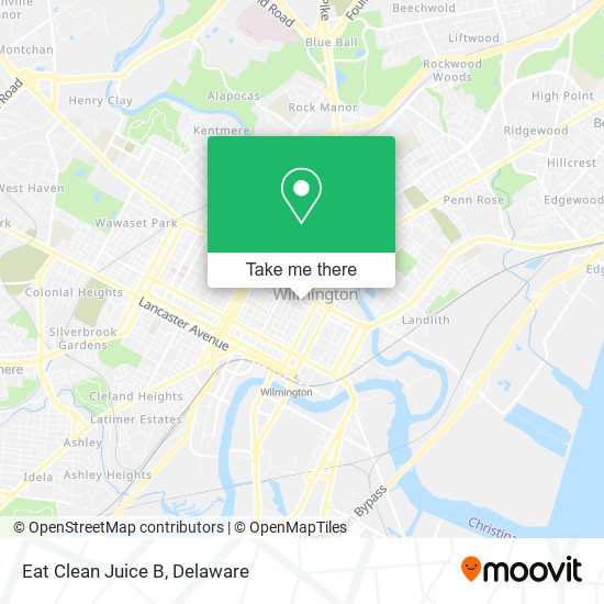 Eat Clean Juice B map