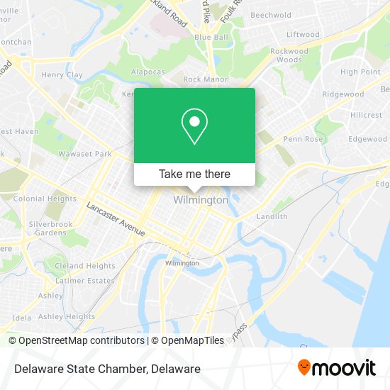 Delaware State Chamber map