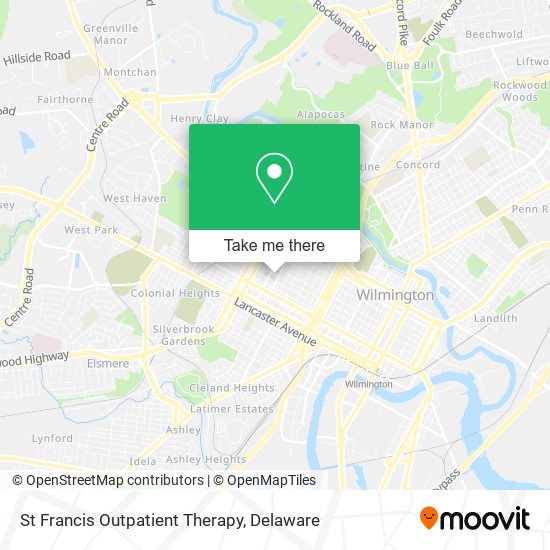 Mapa de St Francis Outpatient Therapy