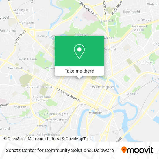 Schatz Center for Community Solutions map