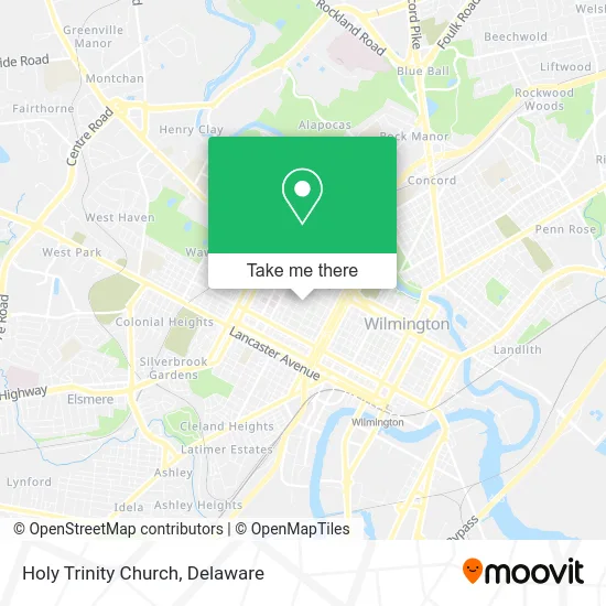 Holy Trinity Church map