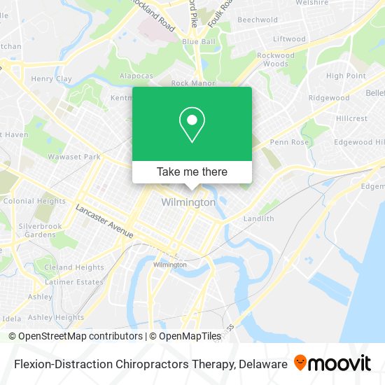 Mapa de Flexion-Distraction Chiropractors Therapy