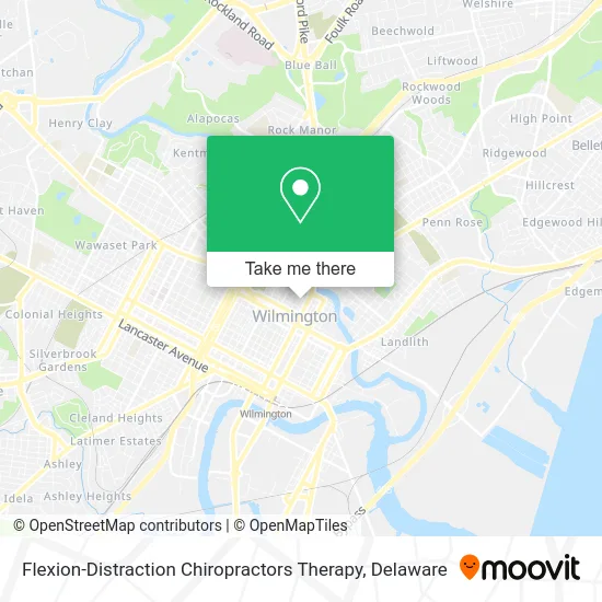 Flexion-Distraction Chiropractors Therapy map