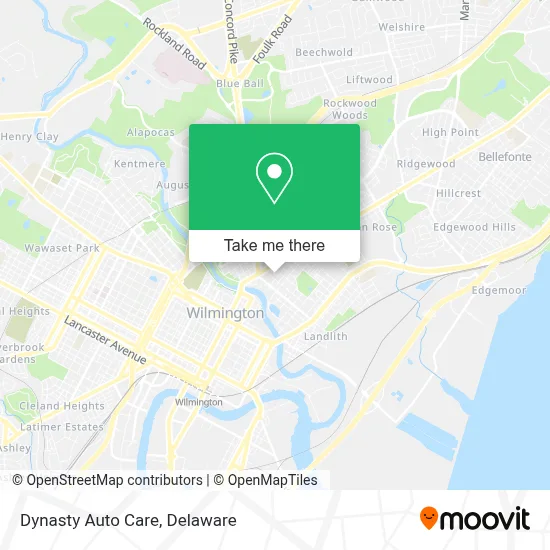 Dynasty Auto Care map