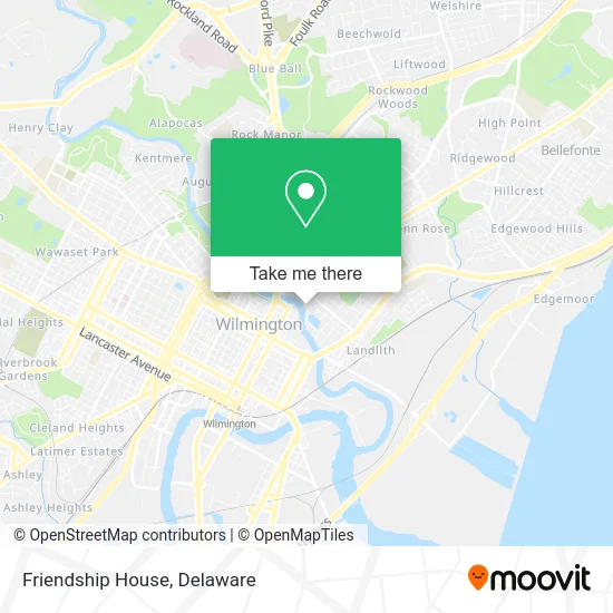 Friendship House map