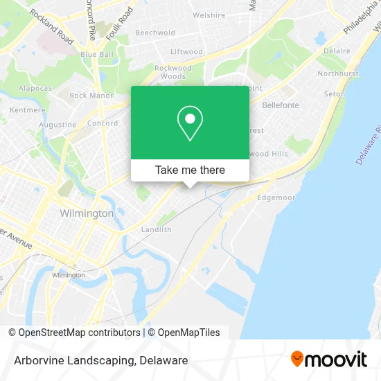 Arborvine Landscaping map