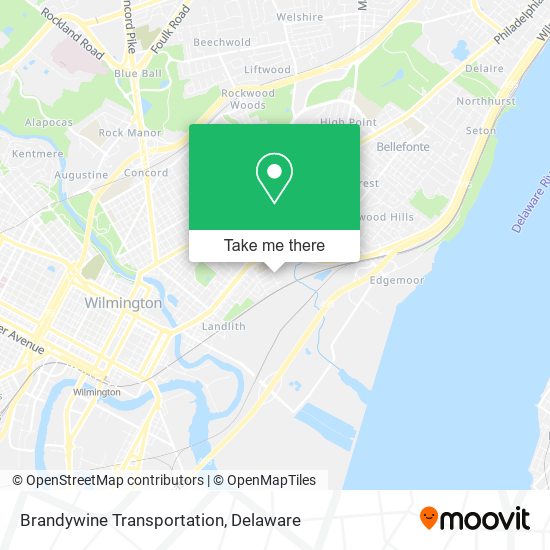 Brandywine Transportation map