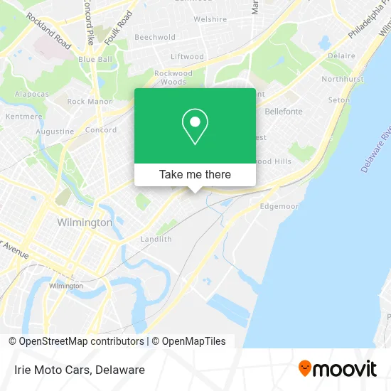 Irie Moto Cars map