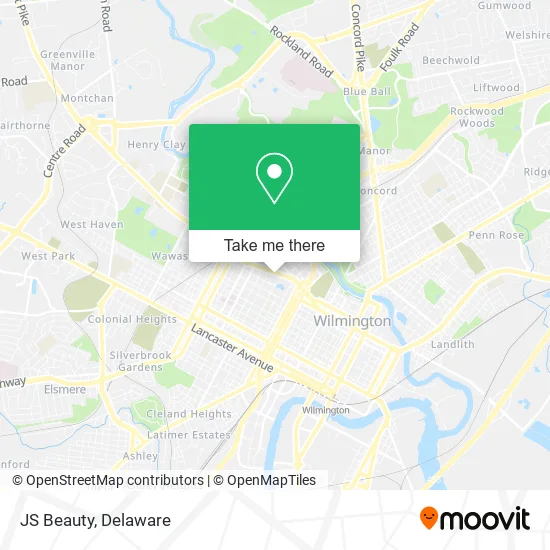JS Beauty map