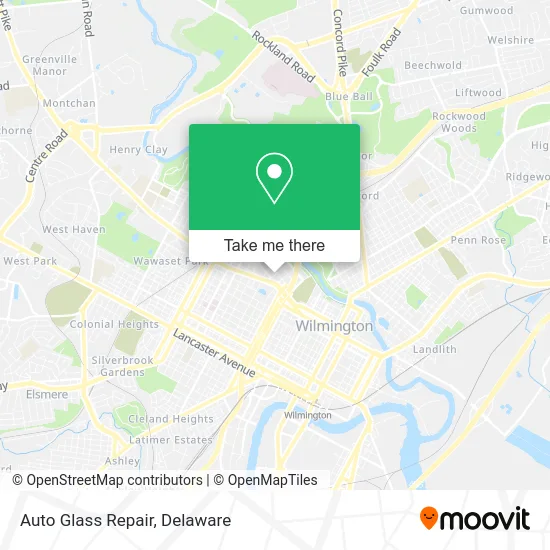 Auto Glass Repair map