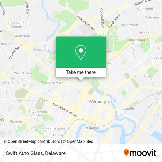 Swift Auto Glass map