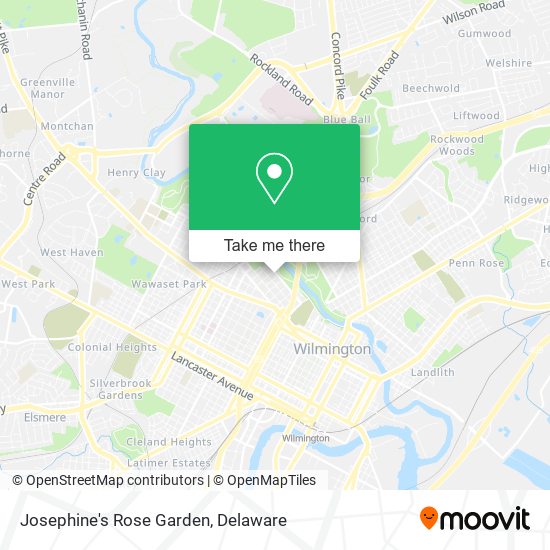 Mapa de Josephine's Rose Garden