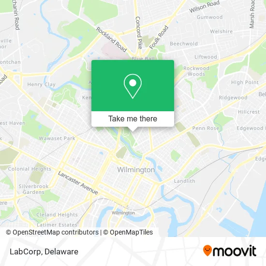 LabCorp map