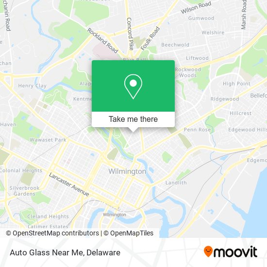 Mapa de Auto Glass Near Me
