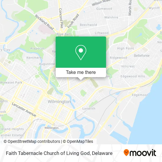 Mapa de Faith Tabernacle Church of Living God