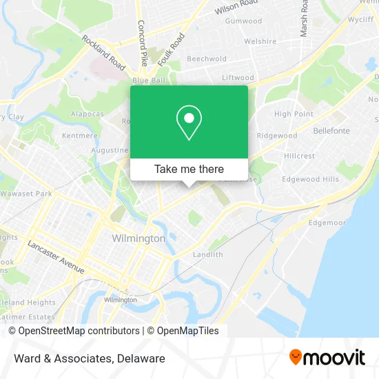 Ward & Associates map