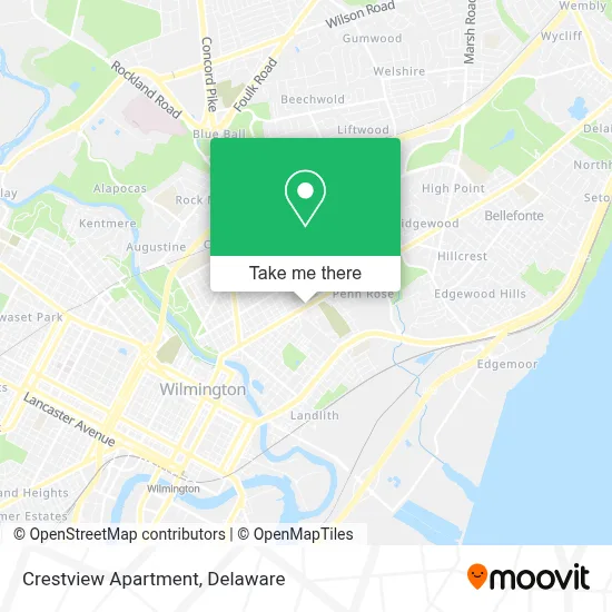 Crestview Apartment map