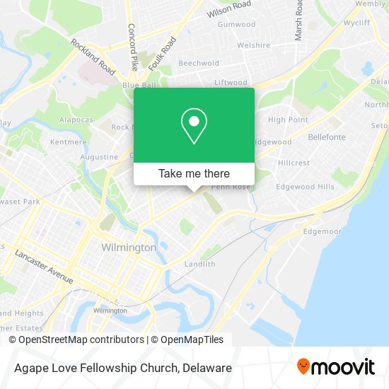 Agape Love Fellowship Church map