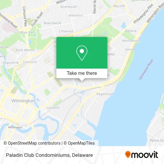 Paladin Club Condominiums map