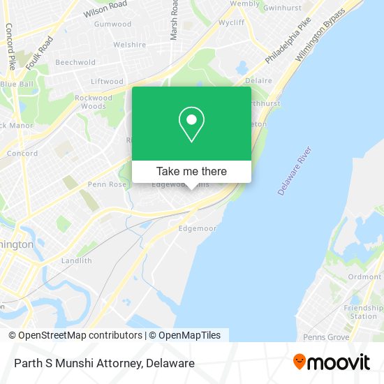 Parth S Munshi Attorney map