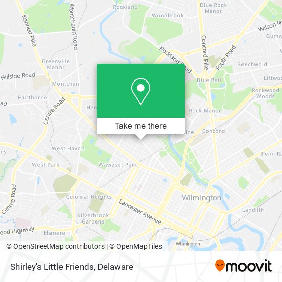 Shirley's Little Friends map