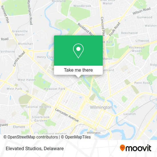 Elevated Studios map