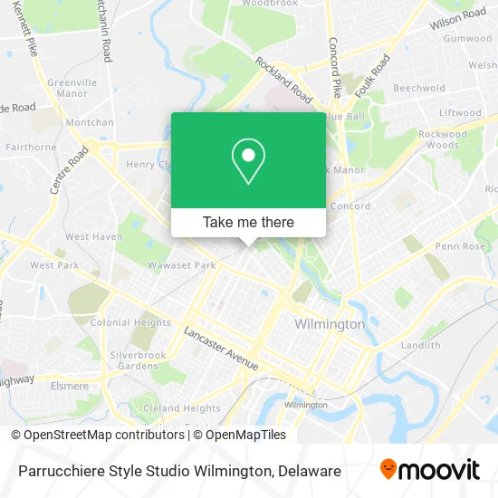 Parrucchiere Style Studio Wilmington map
