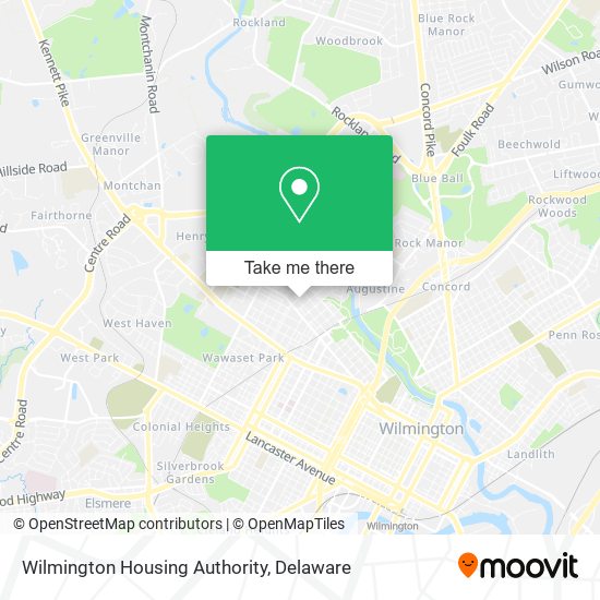 Mapa de Wilmington Housing Authority