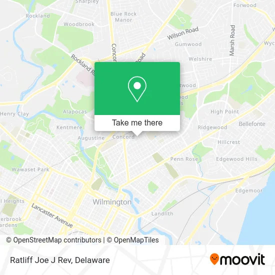 Ratliff Joe J Rev map