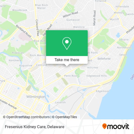 Fresenius Kidney Care map