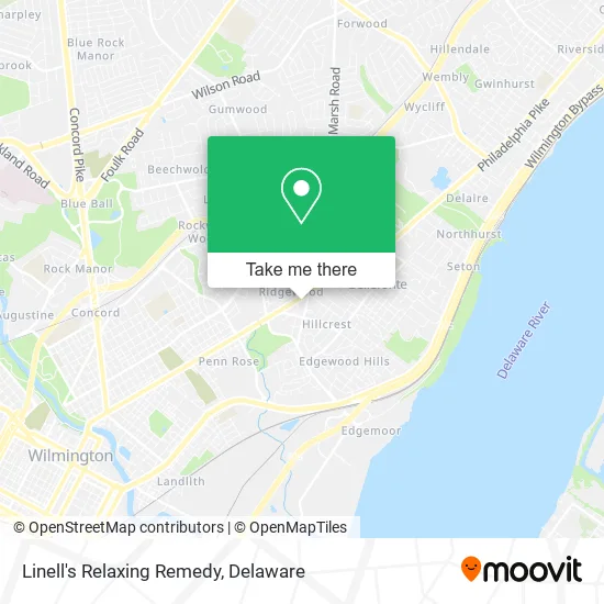 Linell's Relaxing Remedy map