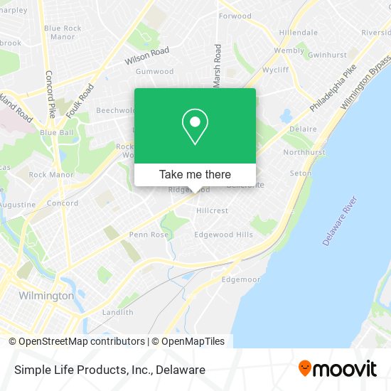 Simple Life Products, Inc. map