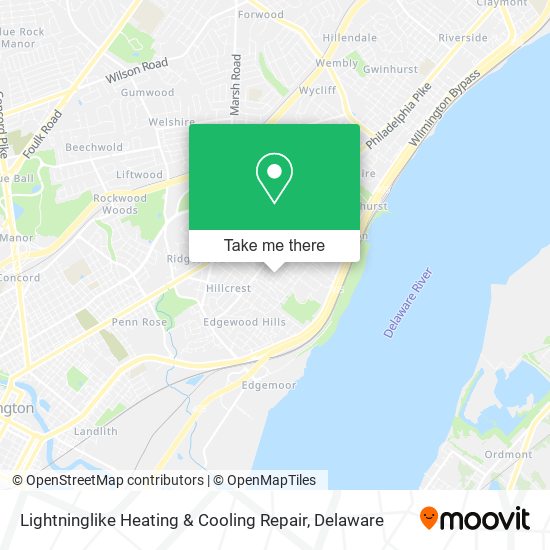 Lightninglike Heating & Cooling Repair map