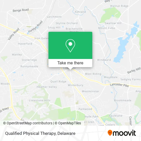 Qualified Physical Therapy map