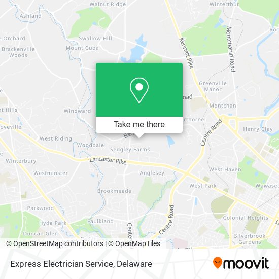 Express Electrician Service map